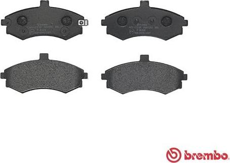 Brembo P 30 020 - Bromsbeläggssats, skivbroms xdelar.se