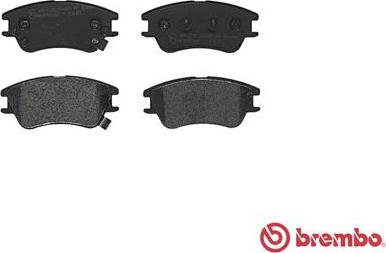 Brembo P 30 027 - Bromsbeläggssats, skivbroms xdelar.se