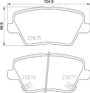 Brembo P 30 109 - Bromsbeläggssats, skivbroms xdelar.se