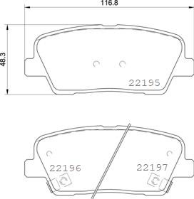 Brembo P 30 105 - Bromsbeläggssats, skivbroms xdelar.se