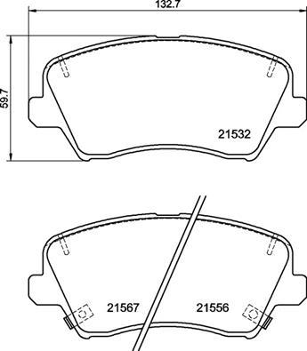 Brembo P 30 123 - Bromsbeläggssats, skivbroms xdelar.se