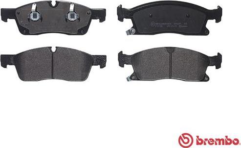 Brembo P 37 015 - Bromsbeläggssats, skivbroms xdelar.se