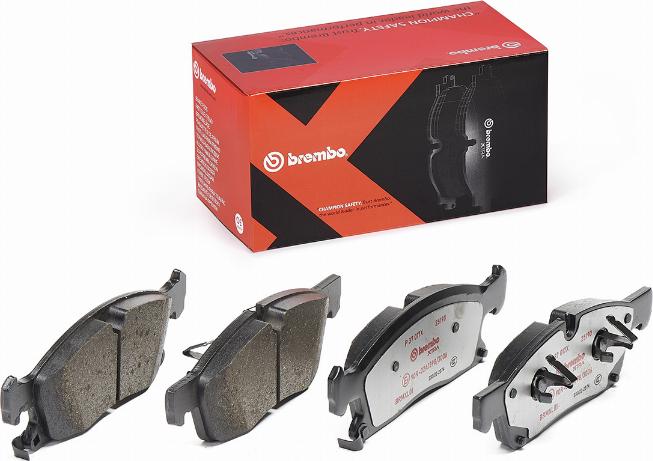 Brembo P 37 017X - Bromsbeläggssats, skivbroms xdelar.se