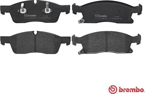 Brembo P 37 017 - Bromsbeläggssats, skivbroms xdelar.se