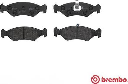 Brembo P 24 044 - Bromsbeläggssats, skivbroms xdelar.se