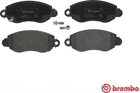 Brembo P 24 052 - Bromsbeläggssats, skivbroms xdelar.se