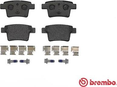 Brembo P 24 063 - Bromsbeläggssats, skivbroms xdelar.se