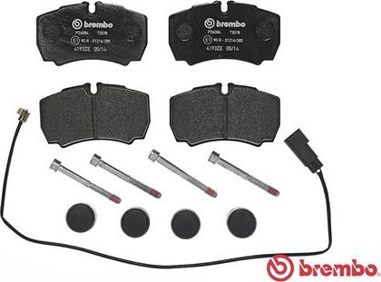 Brembo P 24 084 - Bromsbeläggssats, skivbroms xdelar.se