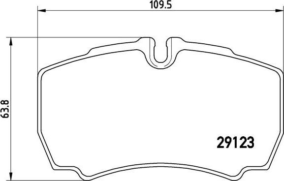 Brembo P 24 084 - Bromsbeläggssats, skivbroms xdelar.se