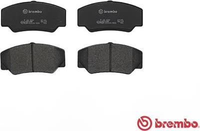 Brembo P 24 023 - Bromsbeläggssats, skivbroms xdelar.se