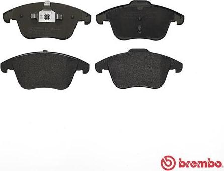 Brembo P 24 076 - Bromsbeläggssats, skivbroms xdelar.se