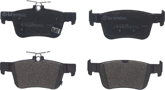 Brembo P 28 089 - Bromsbeläggssats, skivbroms xdelar.se