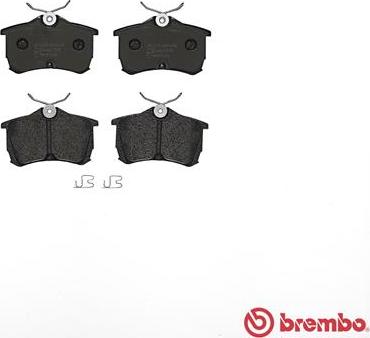 Brembo P 28 030 - Bromsbeläggssats, skivbroms xdelar.se