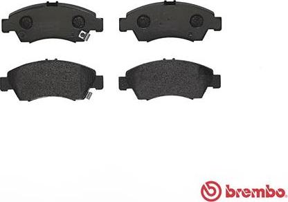 Brembo P 28 024 - Bromsbeläggssats, skivbroms xdelar.se