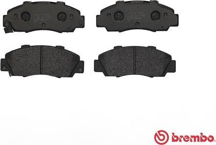 Brembo P 28 026 - Bromsbeläggssats, skivbroms xdelar.se