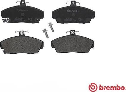 Brembo P 28 020 - Bromsbeläggssats, skivbroms xdelar.se