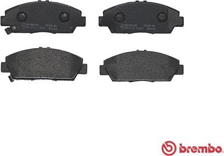 Brembo P 28 021 - Bromsbeläggssats, skivbroms xdelar.se