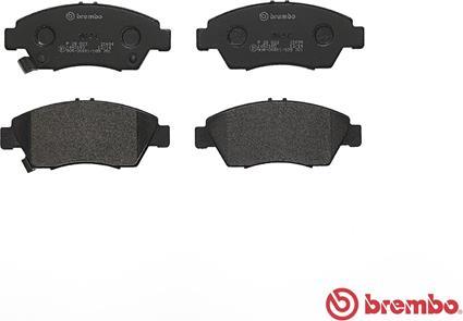 Brembo P 28 023 - Bromsbeläggssats, skivbroms xdelar.se