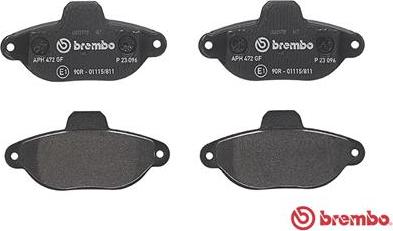 Brembo P 23 096 - Bromsbeläggssats, skivbroms xdelar.se