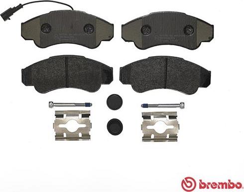 Brembo P 23 092 - Bromsbeläggssats, skivbroms xdelar.se