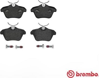 Brembo P 23 067 - Bromsbeläggssats, skivbroms xdelar.se