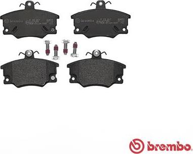 Brembo P 23 017 - Bromsbeläggssats, skivbroms xdelar.se