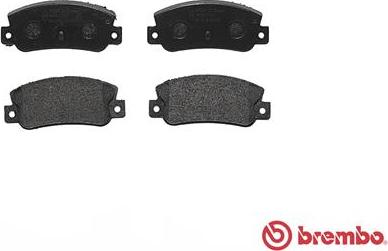 Brembo P 23 032 - Bromsbeläggssats, skivbroms xdelar.se