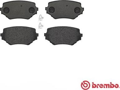 Brembo P 79 009 - Bromsbeläggssats, skivbroms xdelar.se