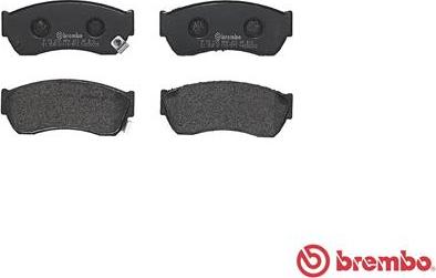 Brembo P 79 005 - Bromsbeläggssats, skivbroms xdelar.se