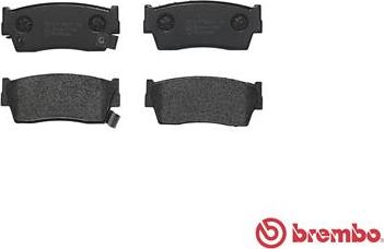 Brembo P 79 006 - Bromsbeläggssats, skivbroms xdelar.se