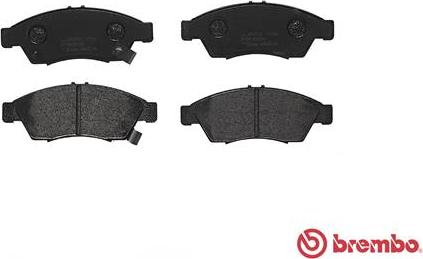 Brembo P 79 014 - Bromsbeläggssats, skivbroms xdelar.se