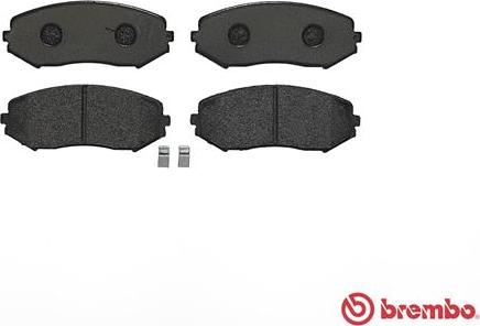 Brembo P 79 018 - Bromsbeläggssats, skivbroms xdelar.se