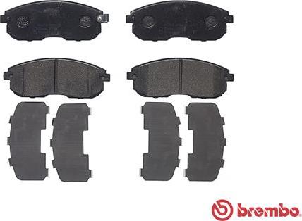 Brembo P 79 030 - Bromsbeläggssats, skivbroms xdelar.se