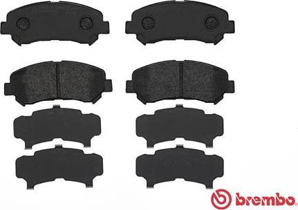 Brembo P 79 028 - Bromsbeläggssats, skivbroms xdelar.se