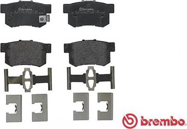 Brembo P 79 027 - Bromsbeläggssats, skivbroms xdelar.se