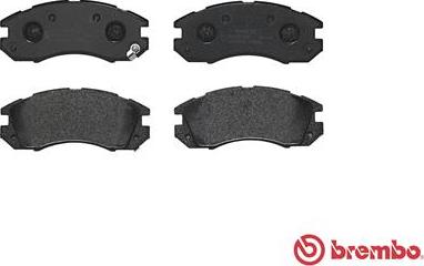 Brembo P 78 004 - Bromsbeläggssats, skivbroms xdelar.se