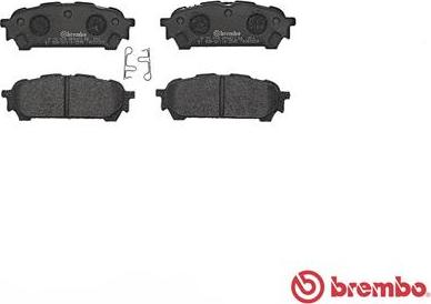 Brembo P 78 014 - Bromsbeläggssats, skivbroms xdelar.se