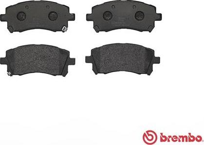 Brembo P 78 010 - Bromsbeläggssats, skivbroms xdelar.se