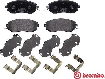 Brembo P 78 021 - Bromsbeläggssats, skivbroms xdelar.se