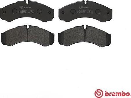 Brembo P A6 017 - Bromsbeläggssats, skivbroms xdelar.se