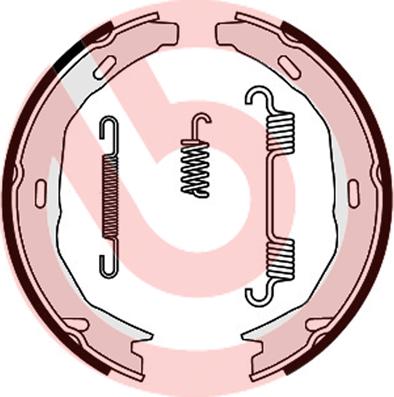 Brembo S 50 522 - Bromsbackar, sats, parkeringsbroms xdelar.se