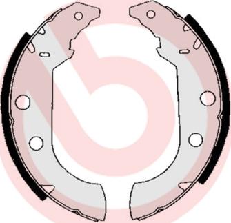 Brembo S 61 517 - Bromsbackar, sats xdelar.se