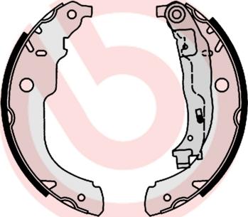 Brembo S 61 528 - Bromsbackar, sats xdelar.se