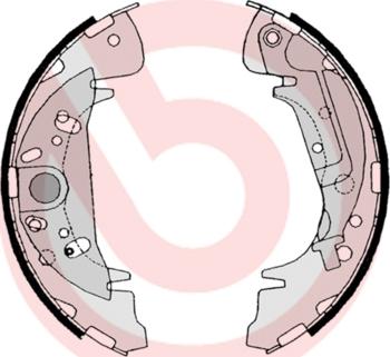 Brembo S 11 504 - Bromsbackar, sats xdelar.se