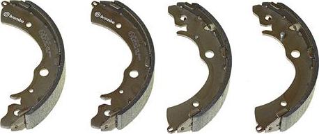 Brembo S 28 507 - Bromsbackar, sats xdelar.se