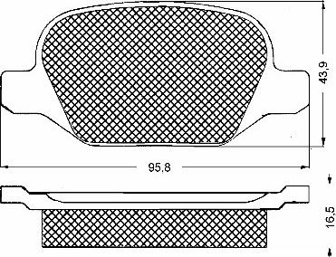 Magneti Marelli PF0109 - Bromsbeläggssats, skivbroms xdelar.se