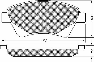 Metzger 097620 - Bromsbeläggssats, skivbroms xdelar.se