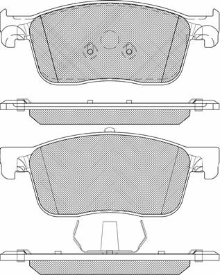 Valeo 302480 - Bromsbeläggssats, skivbroms xdelar.se