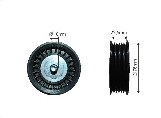 Caffaro 500080 - Styrrulle, flerspårsrem xdelar.se