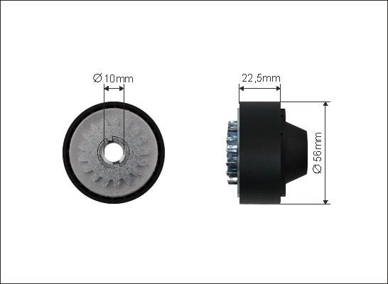 Caffaro 500032 - Styrrulle, flerspårsrem xdelar.se